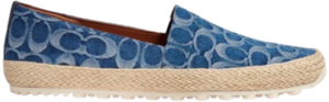 Giày Coach Espadrille Jacquard 'Blue' CA315