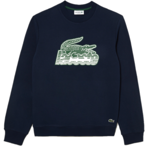 Ao Lacoste Round Neck Fleece Sweatshirt 'Blue' SH5087-53G-166