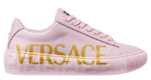 Giày Versace Greca Logo Trainers Pink Gold DST644D-1A00818-1P88V