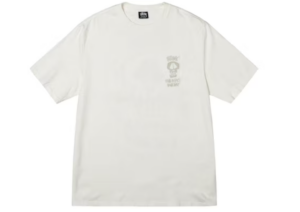Ao Stussy x Our Legacy Work Shop Surf Skull Pigment Dyed Tee 'Natural'