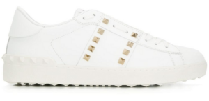 Giày Valentino Calfskin Rockstud Untitled Sneaker WY2S0931BHS0BO