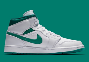 Alternative view of Giày Nike Air Jordan 1 Mid 'Mystic Green' CD6759-103