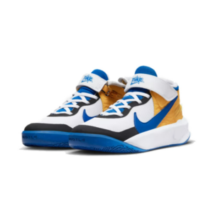 Giay Nike Team Hustle D 10 Flyease GS 'White Blue Yellow' DZ2760-141