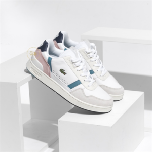 Alternative view of Giày Lacoste Women's T-Clip Leather and Synthetic Trainers 7-41SFA00261R4