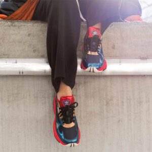 Alternative view of Giày Adidas Wmns Falcon 'Collegiate Navy Red' CG6632