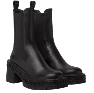 Alternative view of Giày Versace Greca Chelsea Boots Black 1003087-DVTA3-1B000