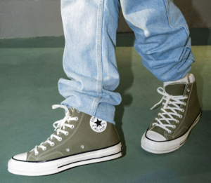Alternative view of Giày Converse Chuck 70 Canvas 'Green Beige' A00754C