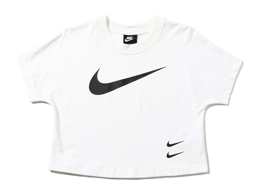 Áo Nike Sportswear Swoosh Womens Short Sleeve Top Cj3765 100 Authentic Shoes 8950