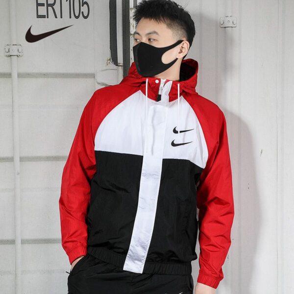 Áo Nike Jacket Big Swoosh Nylon Hoodie CJ4889-657 - Hình ảnh 3