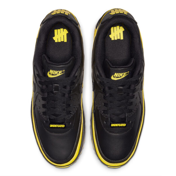 Giày Nike Undefeated x Air Max 90 'Black Optic Yellow' CJ7197-001 - Hình ảnh 2