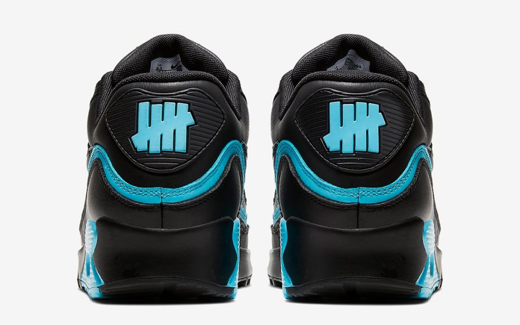 Giày Nike Undefeated X Air Max 90 'Black Blue Fury' Cj7197-002 - Authentic- Shoes