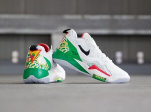 Alternative view of Giày Nike Air Jordan Zoom 92 White Lucky Green Dark Sulfur CK9183-103