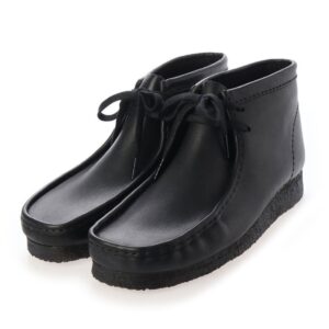 Giay Clarks Wallabee Boot 'Black' 261-55512