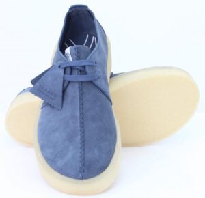 Giay Clarks Trek Cup 'Blue Suede' 261-66223