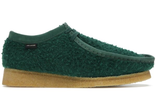 Giày Clarks x Aime Leon Dore Wallabee Casentino Wool 'Dark Green' 261-60880