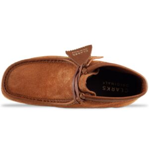 Giay Clarks Wallabee Boot 'Tan Hairy Suede' 261-54818