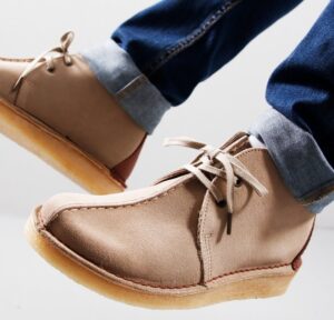 Giay Clarks Trek Hi 50th Anniversary 'Sand Suede' 261-69535