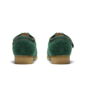 Giay Clarks x Aime Leon Dore Wallabee Casentino Wool 'Dark Green' 261-60880