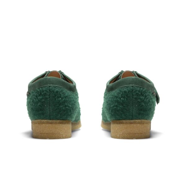 Giày Clarks x Aime Leon Dore Wallabee Casentino Wool 'Dark Green' 261-60880 - Hình ảnh 5