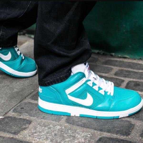 Giày Nike Supreme x Air Force 2 Low 'Teal' AA0871-313 - Hình ảnh 2