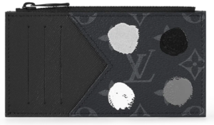 Vi Louis Vuitton x YK Coin Card Holder 'Black Silver' M81930