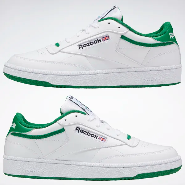 Giày Reebok Club C 85 Anniversary White Green FX3372 - Hình ảnh 5