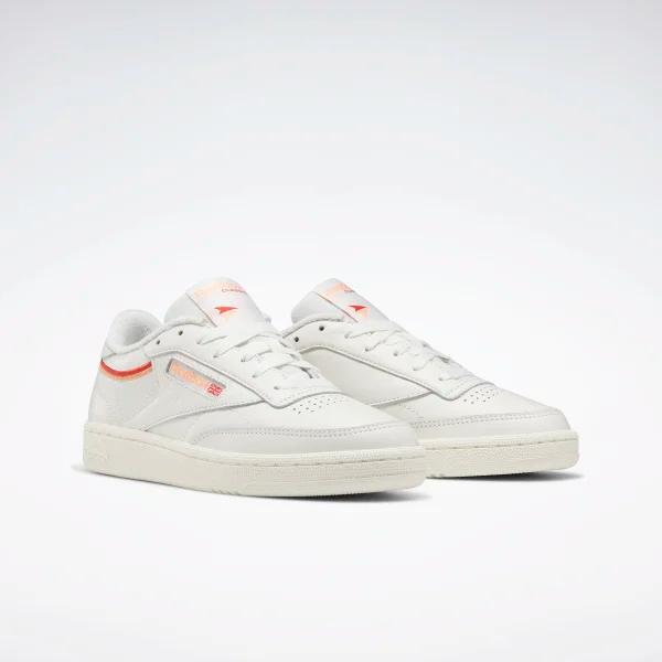 Giày Reebok Wmns Club C 85 'Chalk Sunbaked Orange' EF3489 - Hình ảnh 5