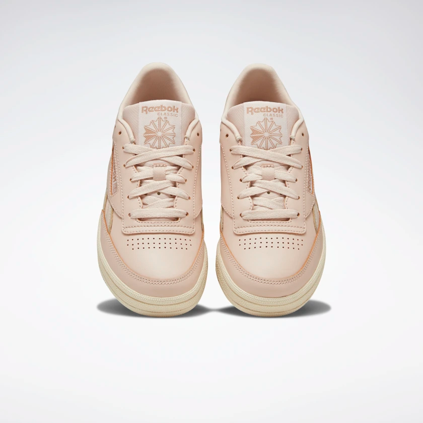 Giày Reebok Club C Revenge Plus Women's Shoes Beige DV8435 - Ảnh 7