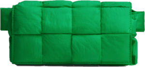 Tui Bottega Veneta Padded Tech Cassette Belt 'Parakeet' 679763VBO803724