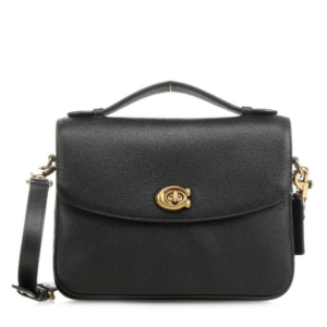 Túi Coach Cassie Shoulder Bag Grained Cow Leather Black 68348 B4 BK
