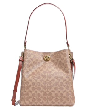 Túi Coach Charlie Bucket Bag Canvas Light Brown 89003 TAN