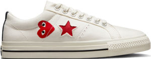 Giày Converse One Star Ox Comme des Garcons PLAY 'White' A01792C