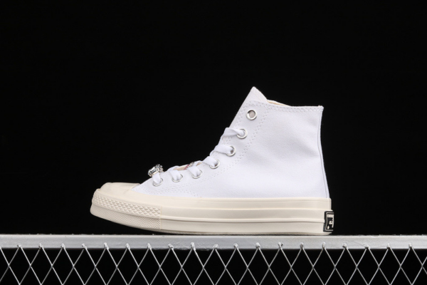 Giày Converse Chuck 70 Hi Taylor 'White Pink' 170621C - Hình ảnh 3