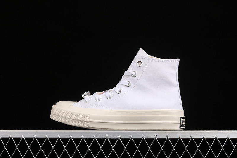 Giay Converse Chuck 70 Hi Taylor 'White Pink' 170621C