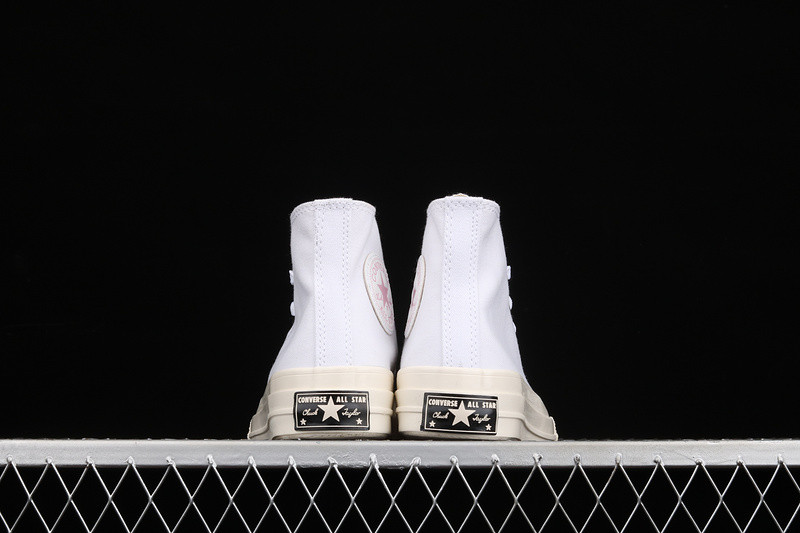 Giay Converse Chuck 70 Hi Taylor 'White Pink' 170621C