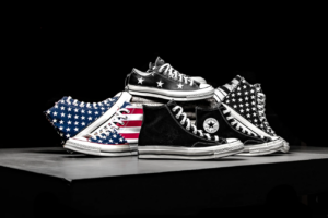 Giay Converse Chuck 70 Archive Restuctured Stripes 'Black White' 166425C
