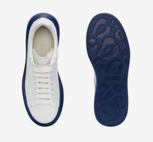 Alternative view of Giày Alexander McQueen Oversized White Paris Blue 553680-WHTQ4-9098