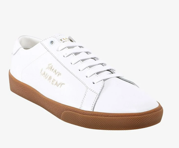 Giày Saint Laurent SL-06 Court Leather 'Optic White Gum' 61068500N009030 - Hình ảnh 5