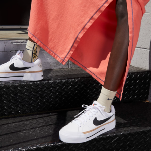 Giay Nike Court Legacy Lift 'White Black' DM7590-100