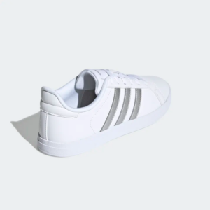 Alternative view of Giày Adidas Courtpoint 'White Silver Metallic' FY8407