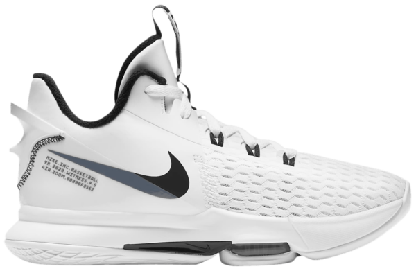 Giày Nike LeBron Witness 5 'White Black' CQ9380-101