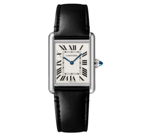Dong Ho Cartier Tank Must Watch Large SolarBeat Steel Strap 'Black' WSTA0059