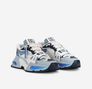 Alternative view of Giày Dolce & Gabbana Mixed Material 'Grey Blue' CS1984AQ7438V535