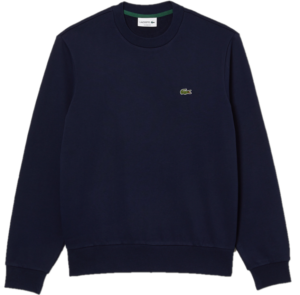 Ao Lacoste Classic Fit Crew Neck Fleece Sweatshirt 'Dark Blue' SH2564-53G-166
