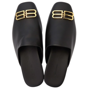 Giay Balenciaga Cozy BB Mule Slippers 'Black' 693960-WBD21-1080