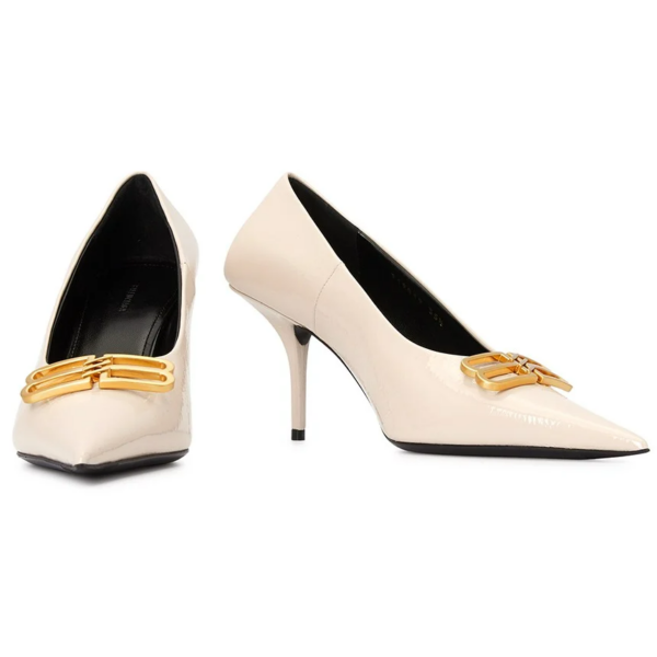 Giày Balenciaga Square Knife BB Pumps 'Beige' 719819-WBDU1-2080 - Hình ảnh 4