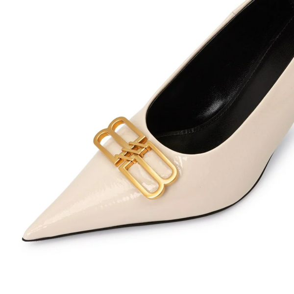 Giày Balenciaga Square Knife BB Pumps 'Beige' 719819-WBDU1-2080 - Hình ảnh 7