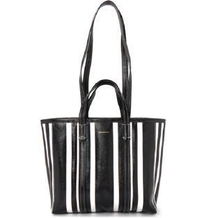 Tui Balenciaga Stripe Babes Medium East West Tote Bag 'Black' 671409-1VGAN-1090