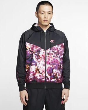 Alternative view of Áo Nike Tokyo Floaral Woven Jacket Black CU4032-016