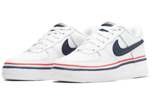 Alternative view of Giày Nike Air Force 1 LV8 1 GS 'White Concord' CW0984-100